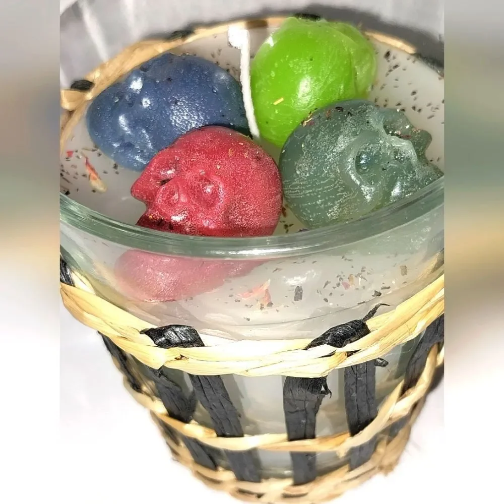 Hand crafted haunted nights limited edition candle